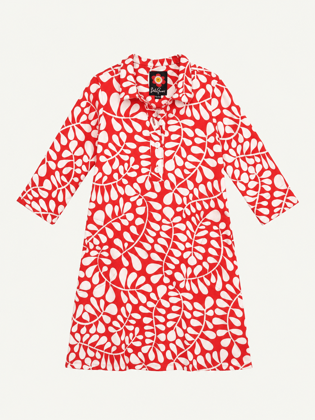 TIPPI Red Fern - Lesley Evers-Dress-Red-red dress