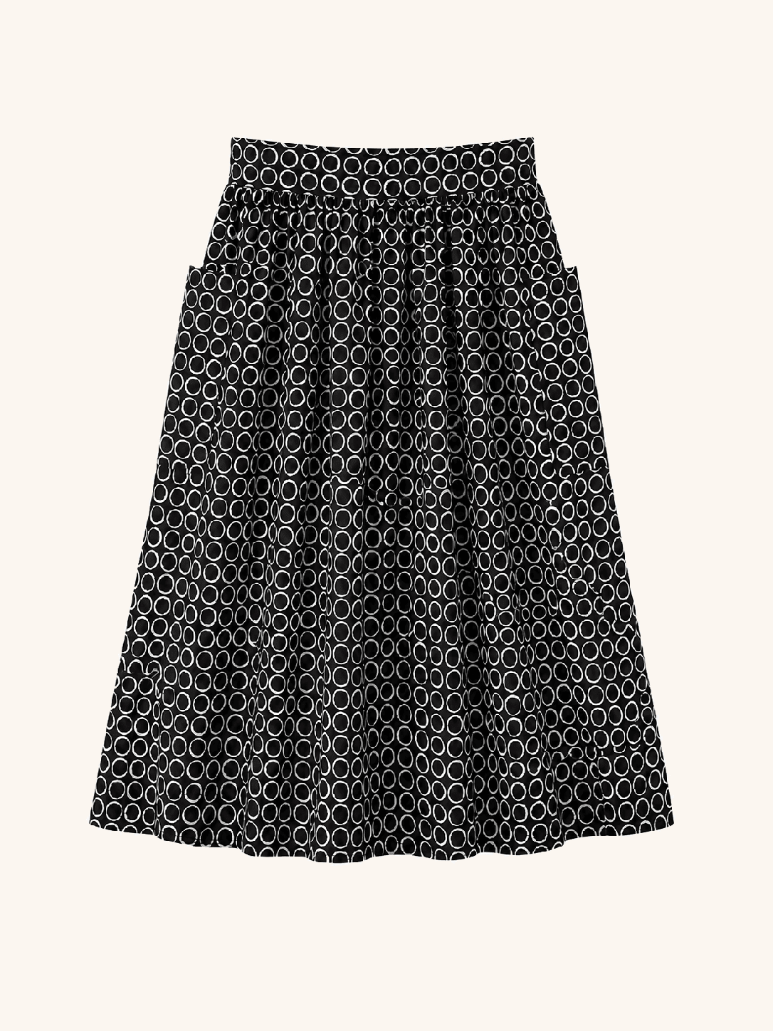 TRUDY skirt Black Dots - Lesley Evers-Best Seller-Bottoms-new