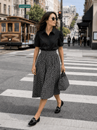 TRUDY skirt Black Dots - Lesley Evers - Best Seller - Bottoms - Shop