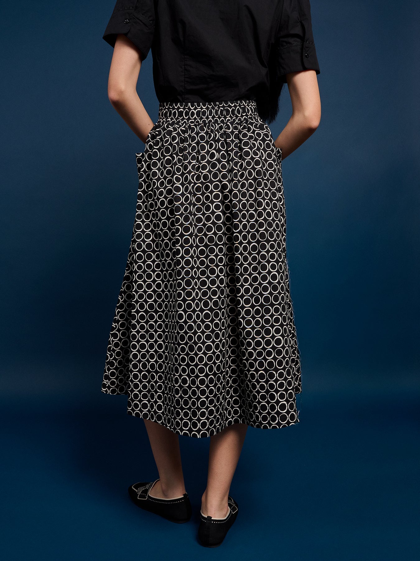 TRUDY skirt Black Dots - Lesley Evers - Best Seller - Bottoms - Shop