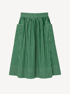 TRUDY skirt Green Stripe - Lesley Evers-Best Seller-Bottoms-new