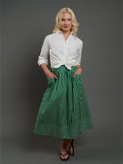 TRUDY skirt Green Stripe - Lesley Evers - Best Seller - Bottoms - Shop