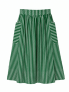 TRUDY skirt Green Stripe - Lesley Evers - Best Seller - Bottoms - new