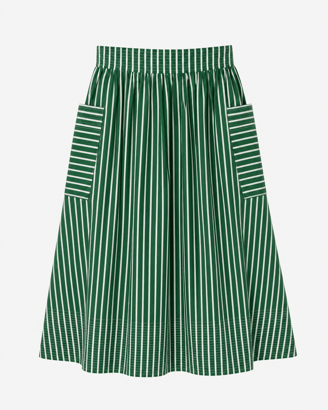 TRUDY skirt Green Stripe - Lesley Evers - Best Seller - Bottoms - Shop