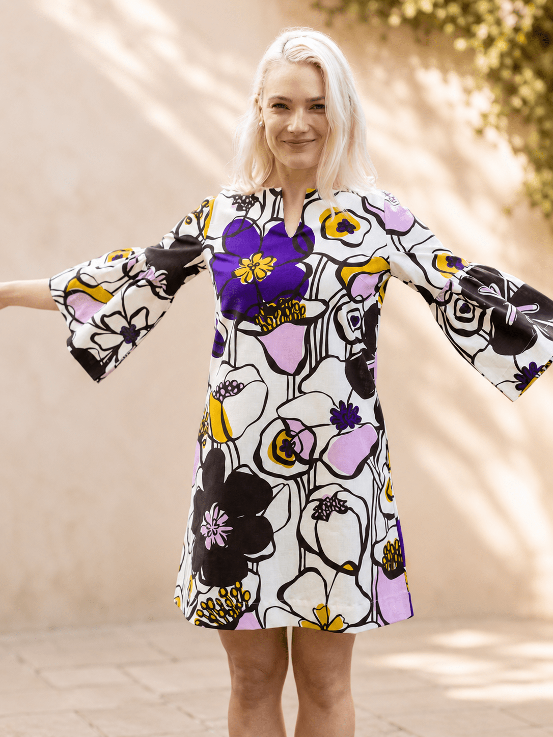 VERA dress Full Bloom Purple - Lesley Evers - Dress - new - Shop