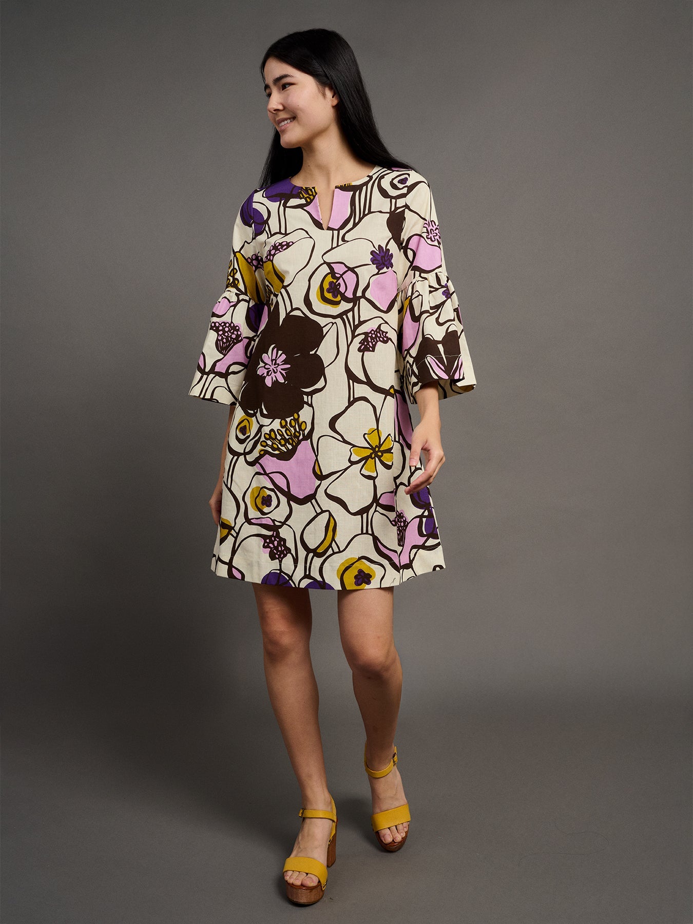 VERA dress Full Bloom Purple - Lesley Evers - Dress - new - Shop