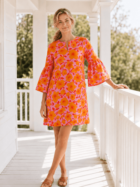 VERA dress Garden Wall Pink – Lesley Evers