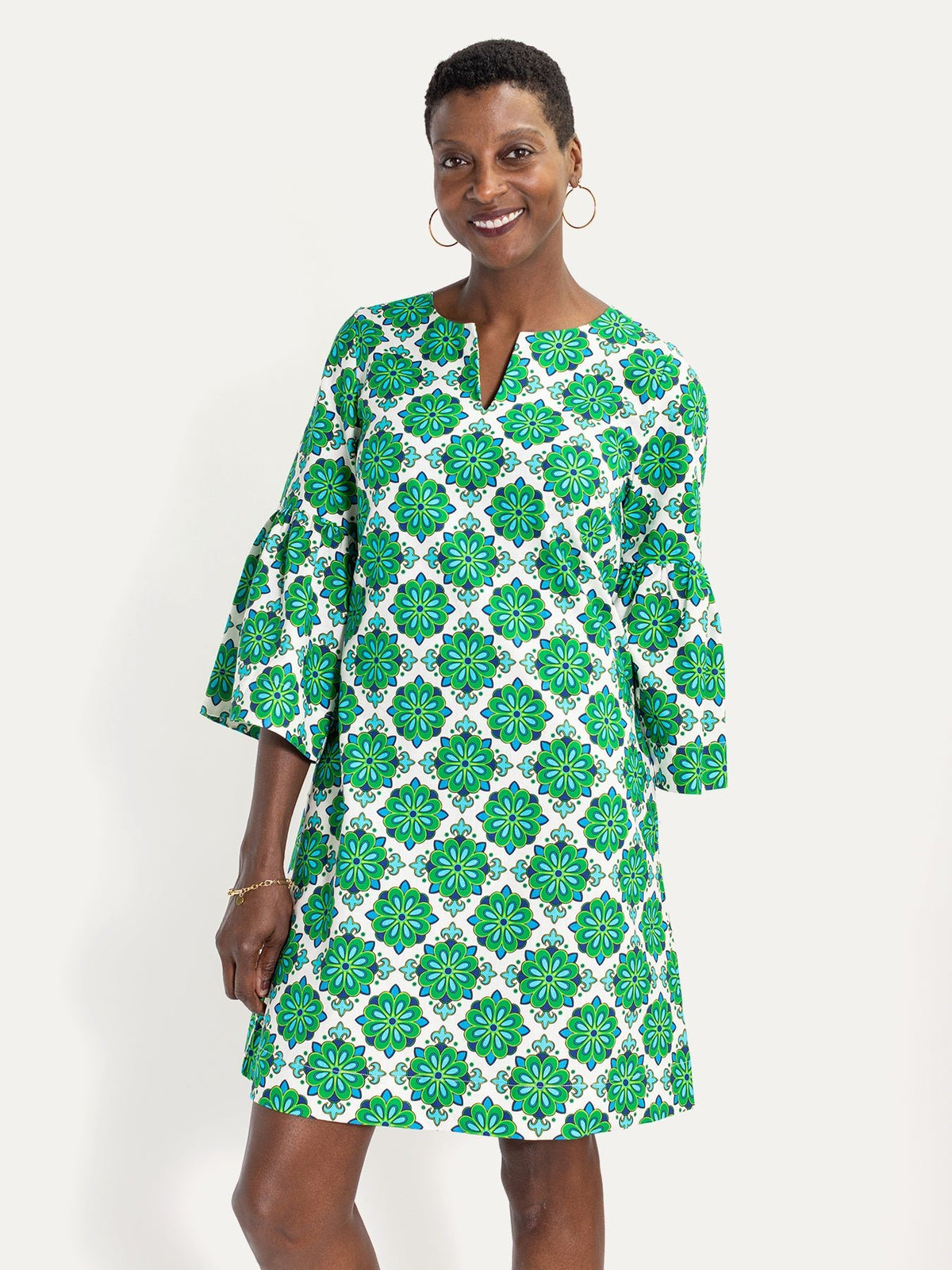 VERA dress Talavera Green - Lesley Evers-Dress-new-Shop