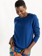 WENDY sweater Navy - Lesley Evers - Best Seller - purple - Shop