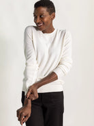 WENDY sweater White - Lesley Evers - aldena - aldina - Best Seller