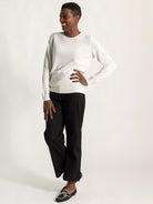 WENDY sweater White - Lesley Evers - aldena - aldina - Best Seller