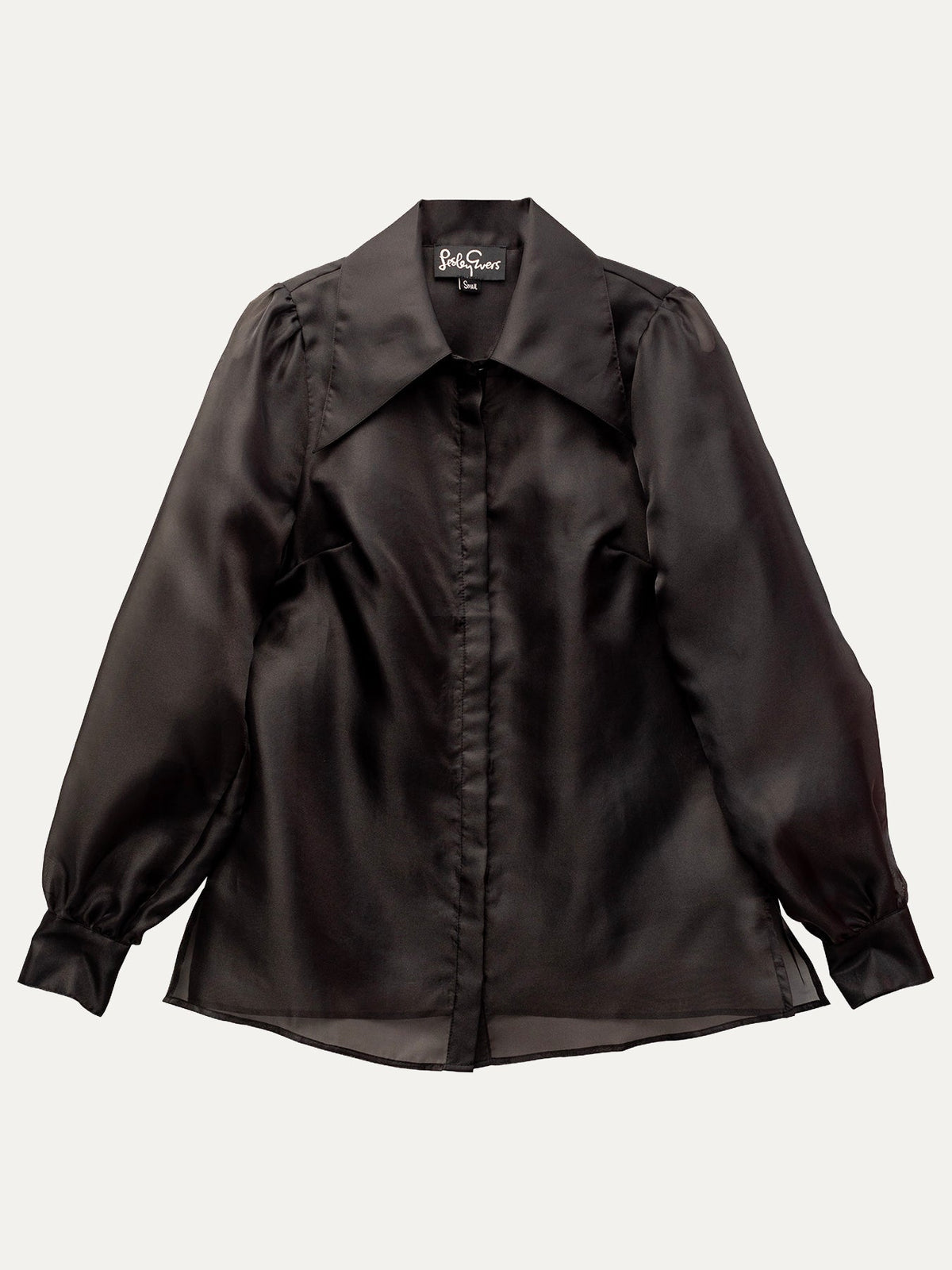 WHITNEY blouse Black - Lesley Evers-Black-black blouse-blouse