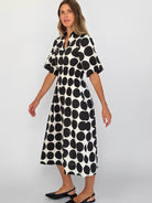 WILLA dress Black Dots - Lesley Evers-Dress-new-Shop