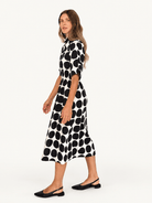 WILLA dress Black Dots - Lesley Evers-Dress-new-Shop