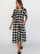 WILLA dress Black Dots - Lesley Evers-Dress-new-Shop