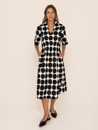 WILLA dress Black Dots - Lesley Evers-Dress-new-Shop