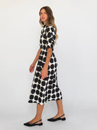 WILLA dress Black Dots - Lesley Evers-Dress-new-Shop