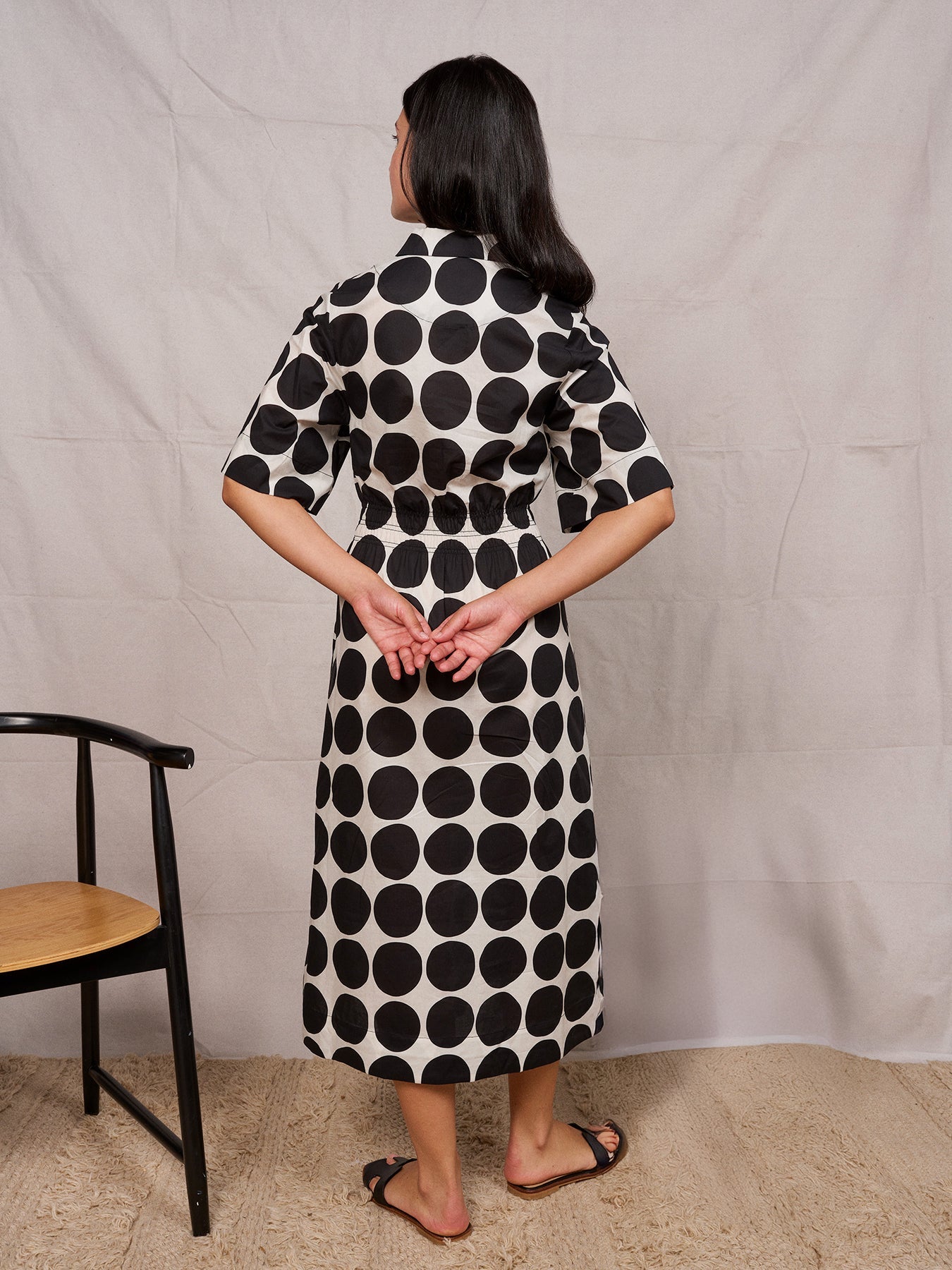 WILLA dress Black Dots - Lesley Evers - Dress - new - Shop