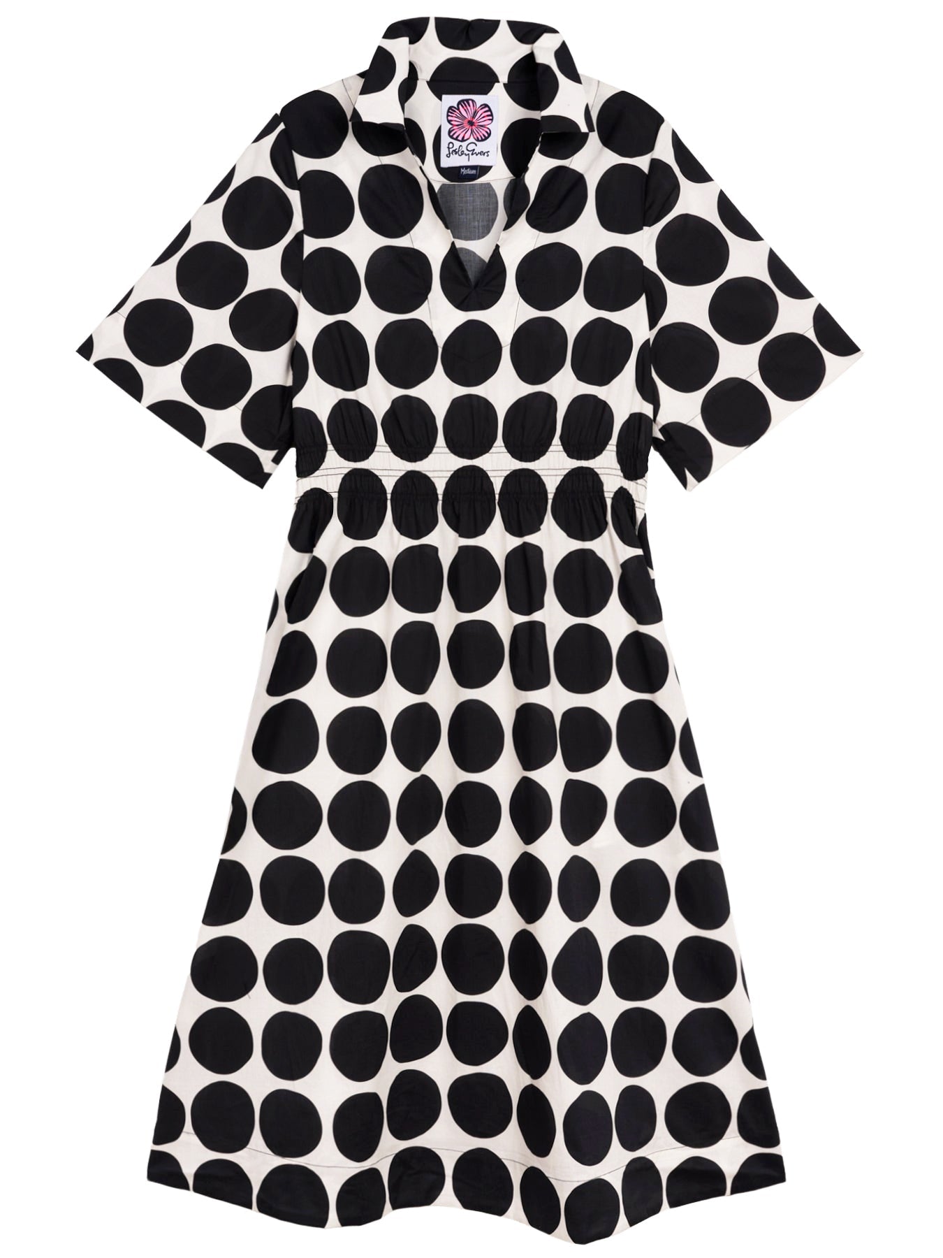 WILLA dress Black Dots - Lesley Evers - Dress - new - Shop
