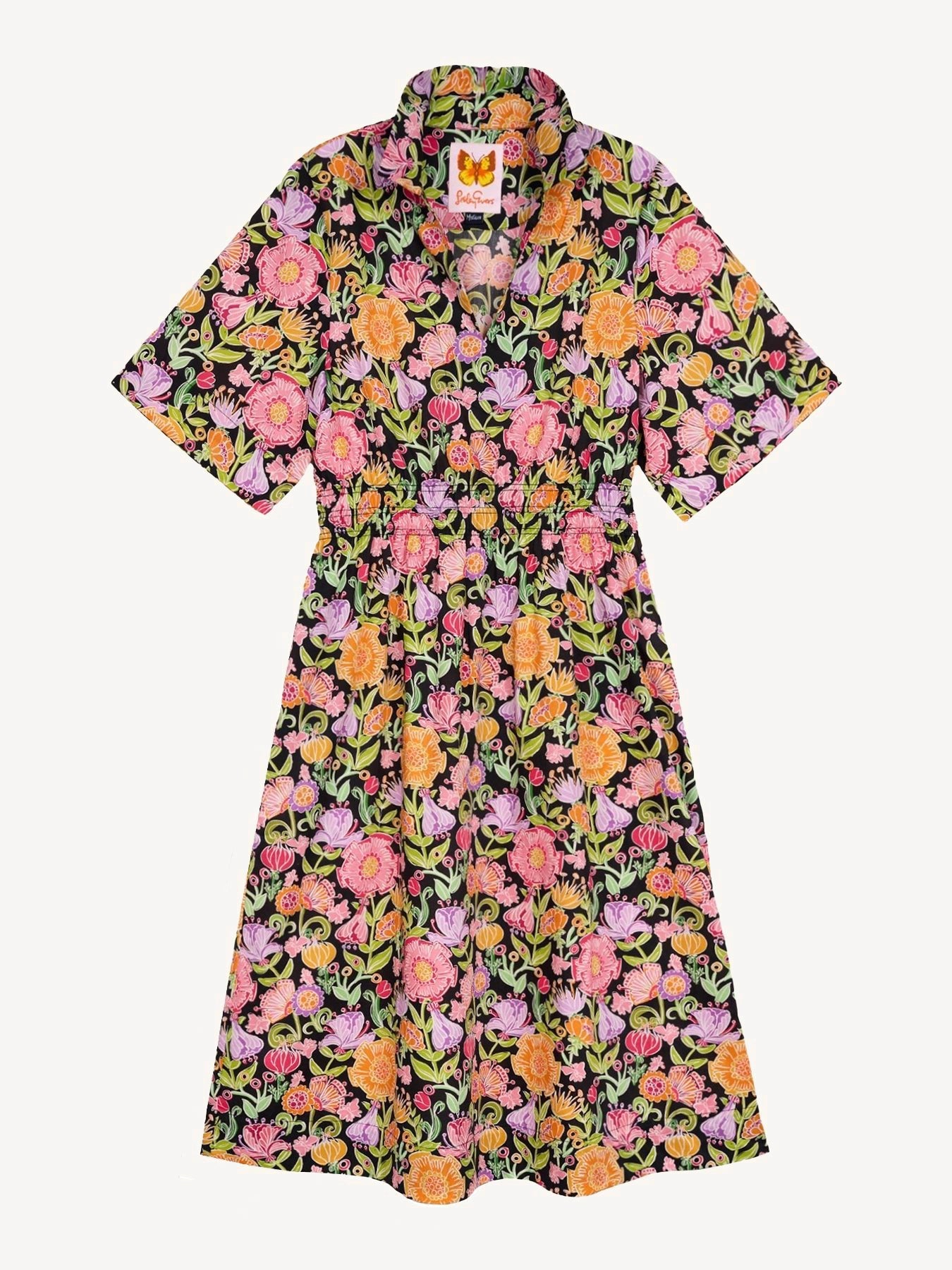 WILLA dress Butterfly Garden - Lesley Evers-Dress-new-Shop