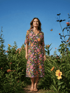 WILLA dress Butterfly Garden - Lesley Evers-Dress-new-Shop