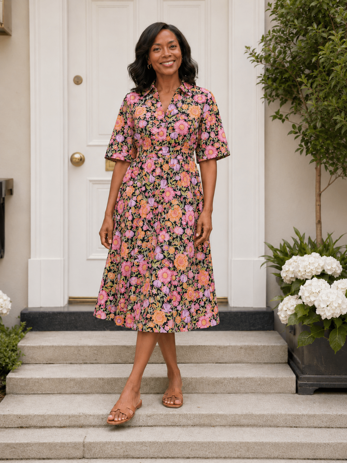 WILLA dress Butterfly Garden - Lesley Evers-Dress-new-Shop