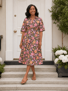 WILLA dress Butterfly Garden - Lesley Evers-Dress-new-Shop