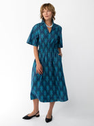 WILLA dress Peacock Feather - Lesley Evers-Dress-formal-Shop