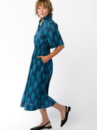 WILLA dress Peacock Feather - Lesley Evers-Dress-formal-Shop