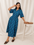 WILLA dress Peacock Feather - Lesley Evers - Dress - formal - Shop