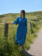 WILLA dress Peacock Feather - Lesley Evers - Dress - formal - Shop