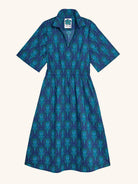 WILLA dress Peacock Feather - Lesley Evers-Dress-formal-Shop