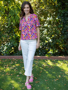 WILLOW blouse Gems Pink - Lesley Evers - Pink - pink blouse - Shop