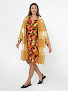 ZELDA dress Plum Blossom Sunset - Lesley Evers-Dress-Knee Length Dress-Shop