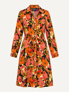 ZELDA dress Plum Blossom Sunset - Lesley Evers-Dress-Knee Length Dress-Shop