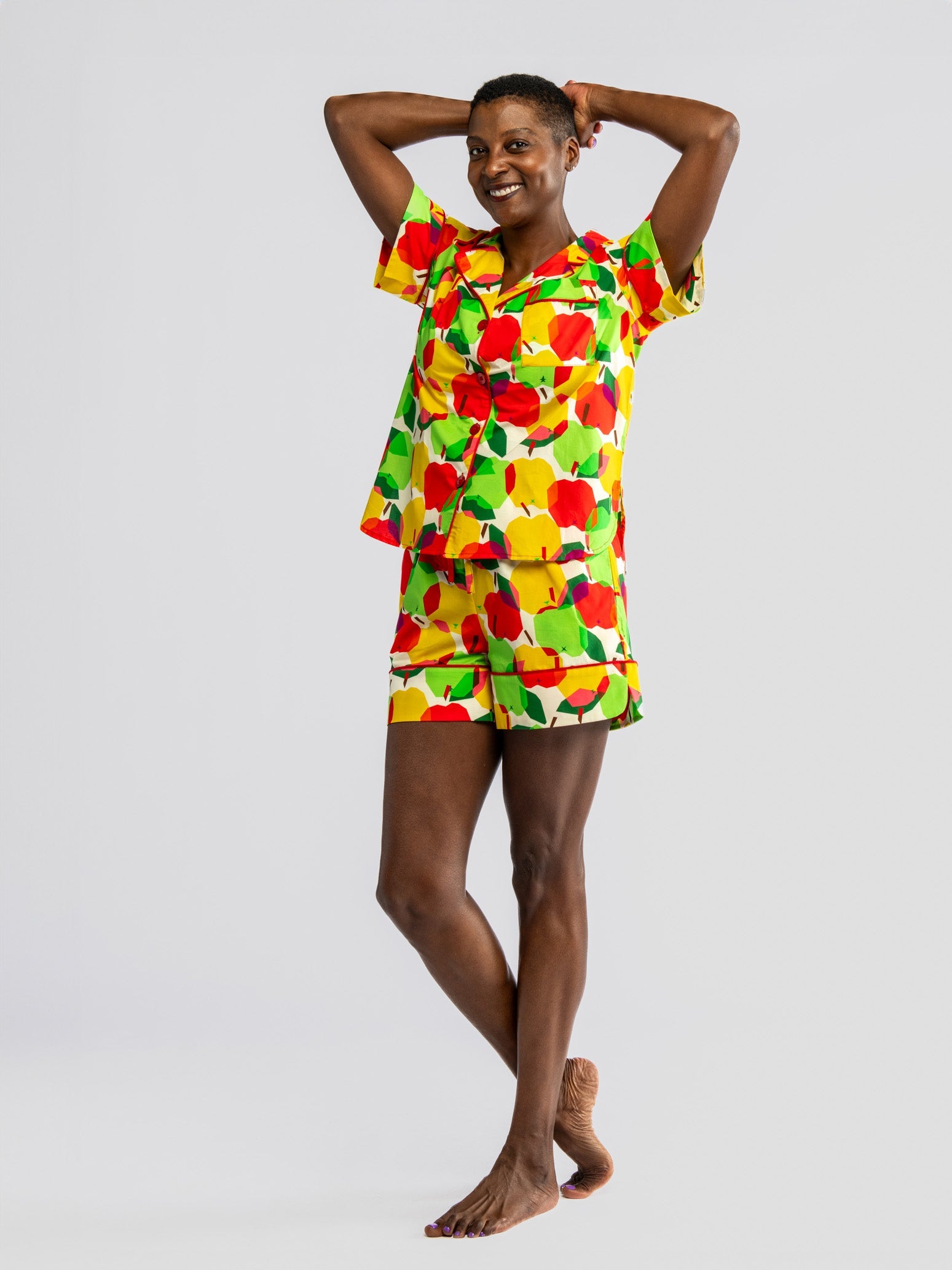 ZOEY pajama set Apples – Lesley Evers