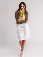 ALISON skirt White Denim - Lesley Evers-denim-Shop-Shop/All Products