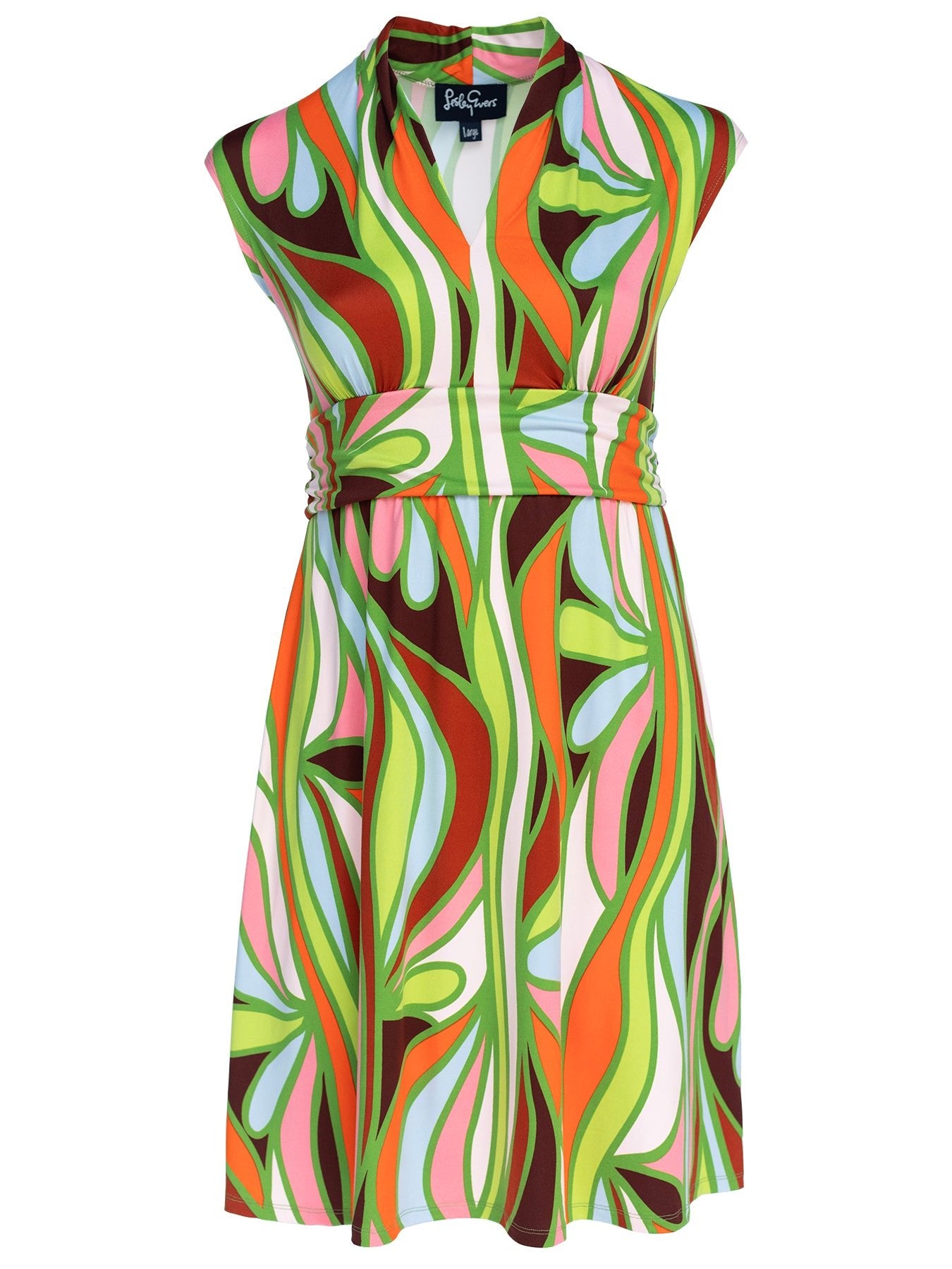 BETSY dress Jojo Green - Lesley Evers-Best Seller-Dress-Green