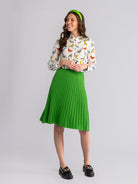CHLOE knit skirt Green - Lesley Evers-bottom-clothing-Skirt