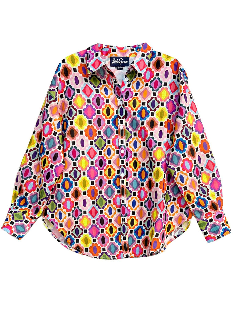 DAWN shirt Gems - Lesley Evers-Best Seller-blouse-Gems