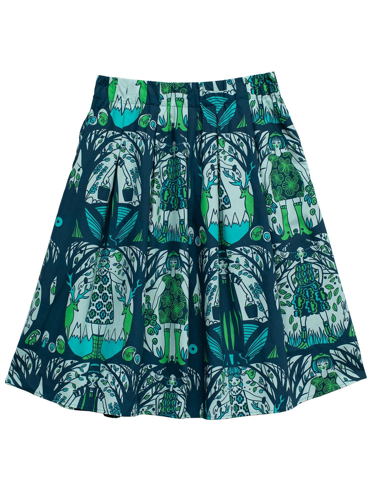 DIXIE skirt Forest Girls Blue – Lesley Evers