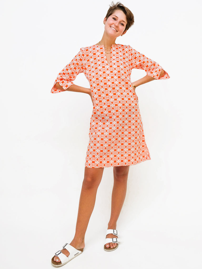ELLIE Foxcroft Orange - Lesley Evers-Shop-Shop/All Products-Shop/Dresses