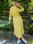 ELOISE dress Waterloo Yellow - Lesley Evers-Dress-Shop/Dresses-spring dress