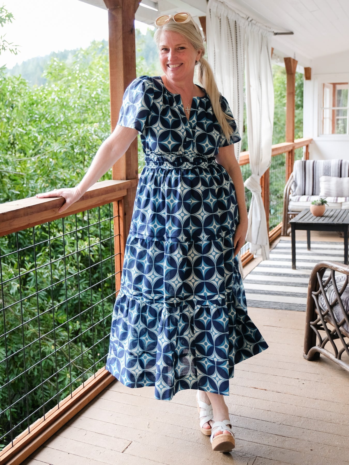 GENEVIEVE dress North Star Navy – Lesley Evers