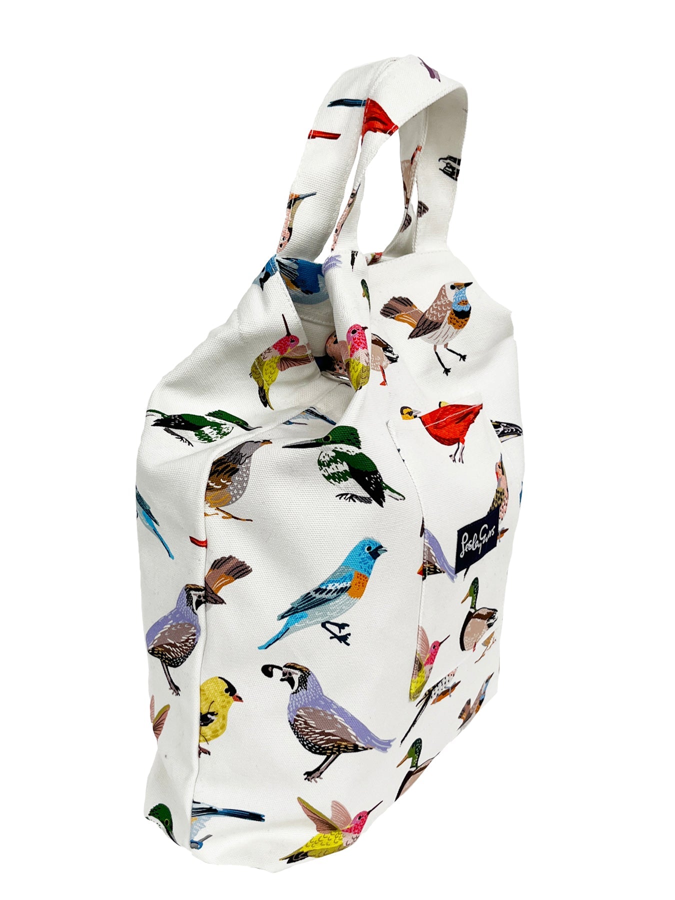 IVY tote Birds - Lesley Evers-Accessories-birds-Cotton Canvas