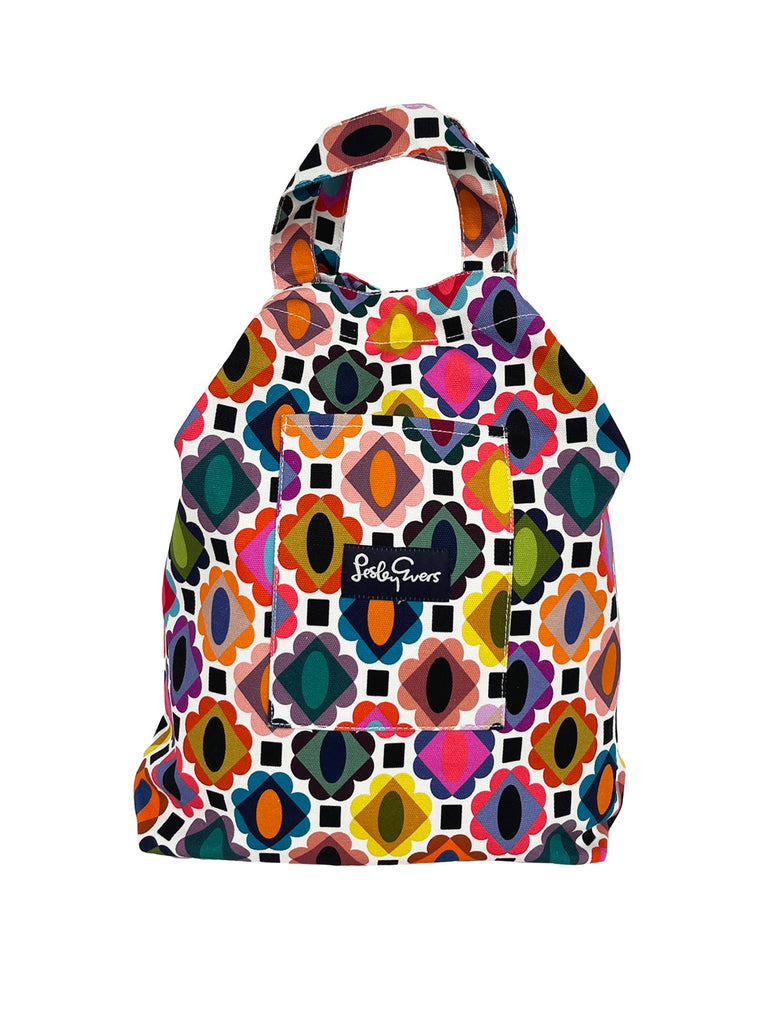 IVY tote Gems - Lesley Evers-Accessories-Cotton Canvas-Cotton Canvas Tote Bag