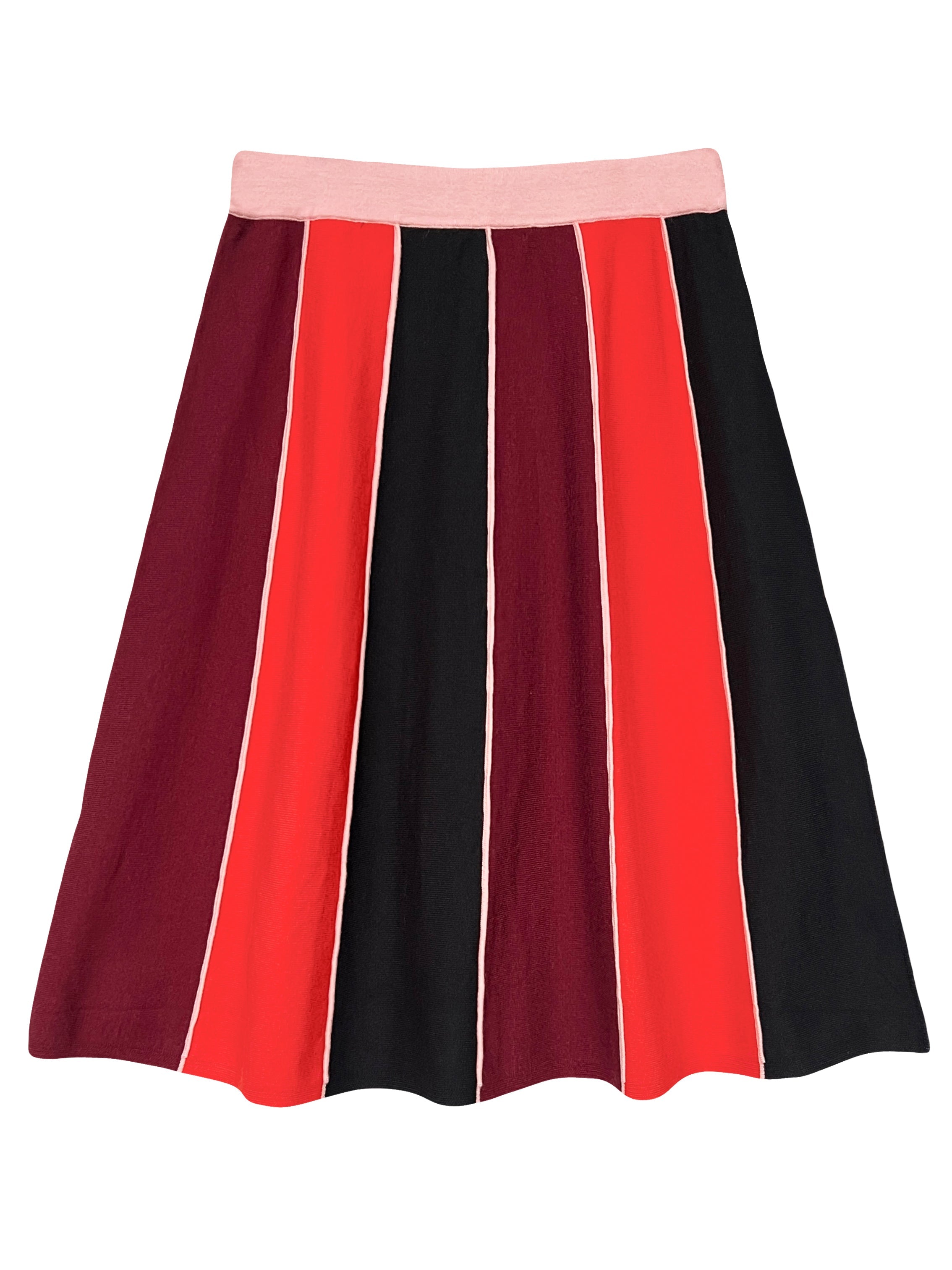 JESSIE knit skirt Burgundy - Lesley Evers-Shop-Shop/All Products-Shop/Separates