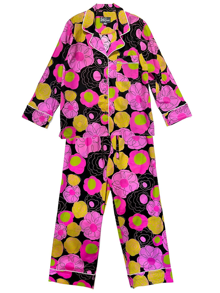 JOSEPHINE Flower Charm Pink - Lesley Evers-cotton PJs-lounge-pajamas