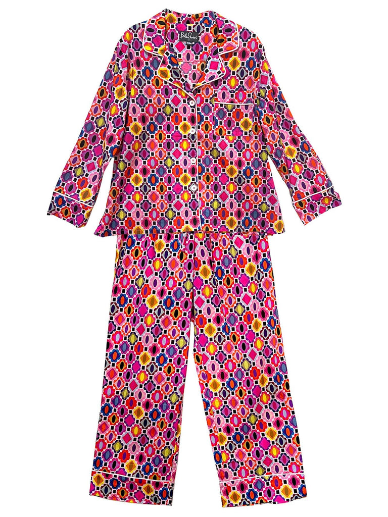 JOSEPHINE pajama set Gems Pink – Lesley Evers
