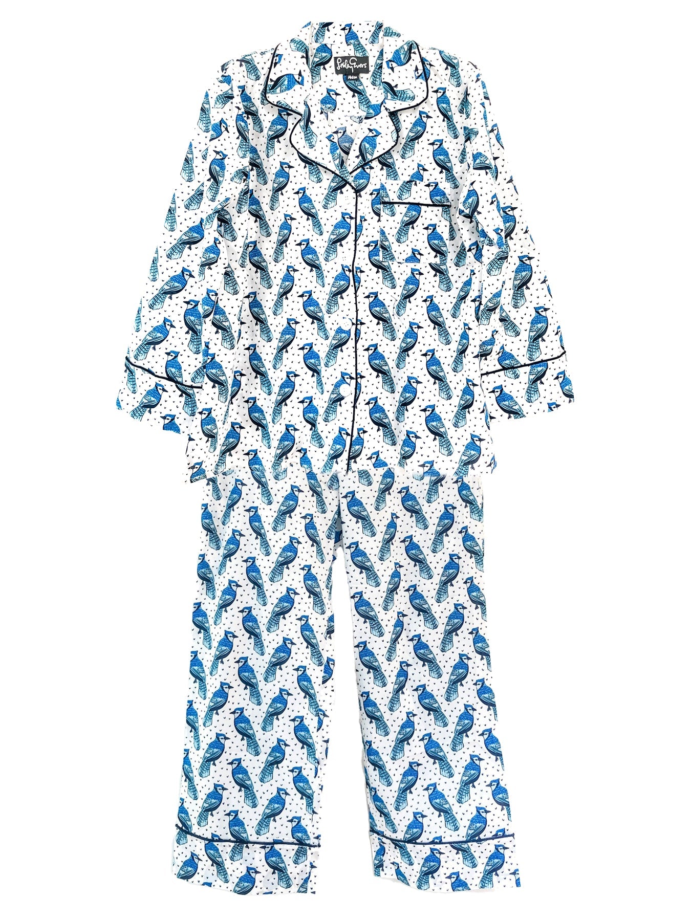 JOSEPHINE pajama set Bonanza Blue – Lesley Evers